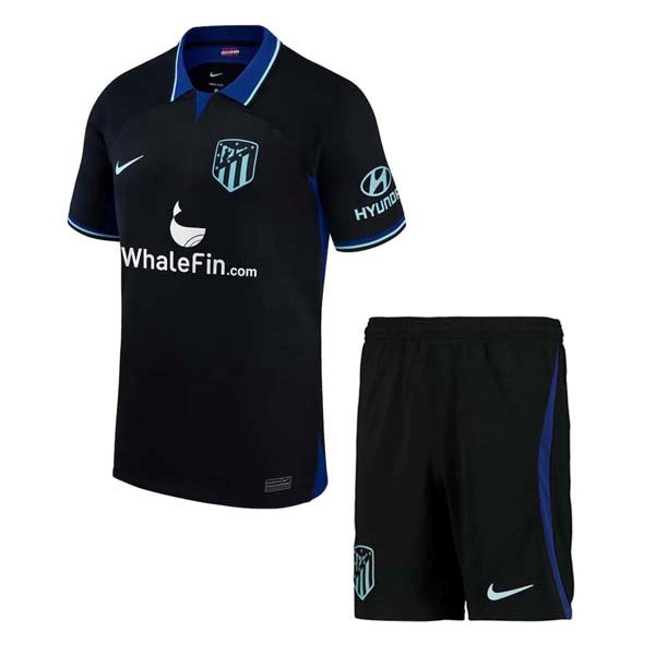 Camiseta Atlético De Madrid Replica Segunda Ropa Niño 2022/23